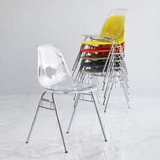 에이비퍼니쳐 빈 DSS 카페 인테리어 디자인 의자, 투명, 1개