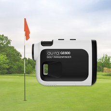 아우라 [AURA] 골프거리측정기 편리한 2가지 전원방식 지원 (USB C-TYPE 및 일반 AAA건전지) ON-OFF 슬로프모드 대형 접안렌즈 (안경착용시도 편리), 아우라 골프거리 측정기