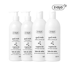 지아자 산양유 바디로션 400ml 2개 + 산양유 바디워시 500ml 2개, 1세트, 1800ml