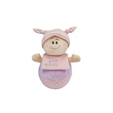 보육사 유치원 영유아 오뚝이 애착인형 핑크 교구 유아교구 유아동 유아용품, 1개