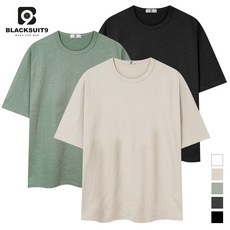 블랙수트나인 RT_슬라브 라운드 반팔티 (RTST900113)