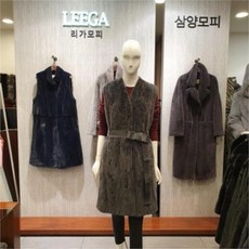 리가모피 NC13 밍크스크랩 베스트 TRW1LM707