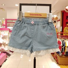 여아데님팬츠레이스