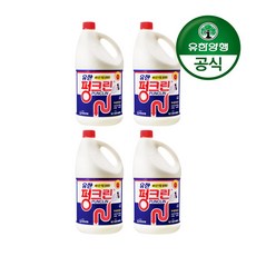 유한양행 펑크린 배수구 세정제, 4L, 4개