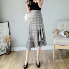 애플깅엄체크오버롤