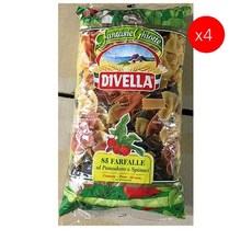 디벨라 파르팔레 500g 4개 / 삼색 파팔래 파스타