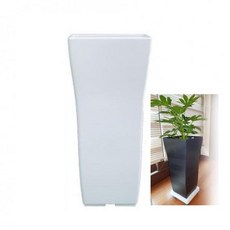 IHC272229[까엘룸#]DW250(화이트)25x25x50cm 단아 사각화분