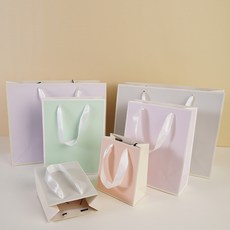 고급 선물 답례품 미니 쇼핑백, 핑크, 1호
