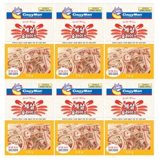캐티맨 고양이 슬라이스 간식, 게살, 30g, 6개