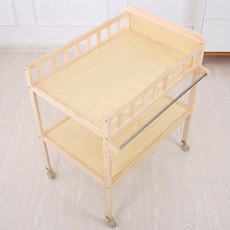 우드 기저귀교환대 원목 기저귀갈이대 접이식 기저귀 침대 기저귀갈이매트 공간활용 신생아침대, 기본형