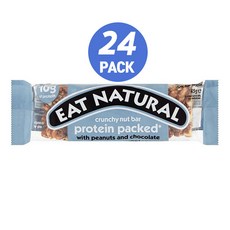 영국 직배송 잇내추럴 크런치너트바 45g 24팩 Eat Natural Protein Packed Crunchy Nut Bar, 24개