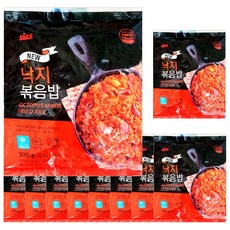 [퀴클리몰] 시아스 낙지 볶음밥 300g 10개, 1개