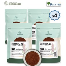 JST마켓 퀴노아 레드퀴노아 1.5kg 지퍼팩 슈퍼푸드, 500g, 4개