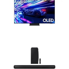 삼성 77인치급 올레드 4K S95D 시리즈 HDR 프로 스마트 TV QN77S95D 2024모델 w Q800D 5.1.2ch 사운드바 w무선 돌비 애트모스 오디오 HWQ800