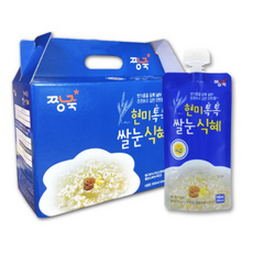 짱죽 현미톡톡 쌀눈식혜 파우치, 140ml, 20개