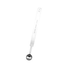 1.5/2.5/5/7.5/15ml 금속 긴 손잡이 스푼 차 도구 스테인리스 1PC 커피 계량 스틸, 1개