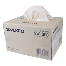 SMATO 와이퍼 산업용와이퍼 SW-300 대형(4겹) 300매, 1개 - smsldo400