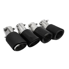 배기음튜닝 머플러 Akrapovic 자동차 파이프용 탄소 섬유 배기 팁 다운 벤드 다방향 조절 가능, [09] 70-101mm flat glossy, 1개