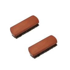 자동차 인테리어 말 헤어 브러시 가죽 시트 디테일 청소 가구, 1.2PCS