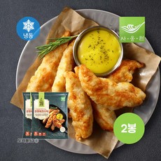 사옹원 찹쌀치킨스틱 400g 2봉 튀김공방 에어프라이어치킨 또와몰53, 찹쌀치킨스틱 400g 2개, 400g x 2봉