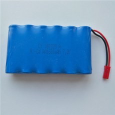 대용량 충전 배터리 카 충전기 파워뱅크 72V RC카 고속 차지, 7.2V JST 소켓, 단독 충전기(배터리 미포함), 1개