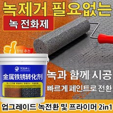 금속 녹 전환제 녹철 자동차녹제거제 리모델링 전문 페인트 커버 수성, 350g, 1개