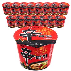 신라면 큰사발면 114g, 16개