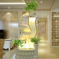 실내분수대 유럽식 유수분수 거실 어항장식품 실내조채현관 순환수 경관 착지풍수 진열품, 01 273 로지 비고 맞춤 제작 필요
