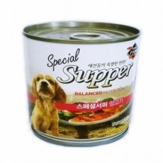 굿프렌드 스페셜 서퍼 강아지 간식캔 285g, 양고기, 16개