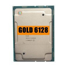 19.25 제온 3.40GHz 골드 LGA3647 12 캐시 115W CPU 6 스레드 GOLD6128 프로세서 6128 SR3J4 코어 스마트