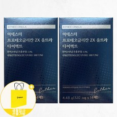 [프로테오글리칸 생활집사선물Set] 여에스더 프로테오글리칸 2X 울트라 다이렉트 + 생활집사 선물가방/ 연어코연골와 오징어콘드로이친 생활집사선물세트, 생활집사선물가방, 2개, 30회분