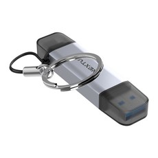 스틱형 휴대용 카드리더기 SD MicroSD 핸드폰 아이폰 블랙박스 열쇠고리 여행용, 1개