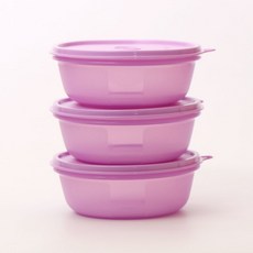 타파웨어 모듈러보울 600ml 3P세트 반찬통, 3p