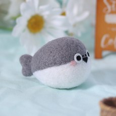 여성 없음 DIY 바라 어린이 초보자 공예 바늘 완제품 도매 수제 키트 펠트 인형 포크 카피 2024 호그 양모 동물, 1개