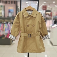 치크단정트렌치코트