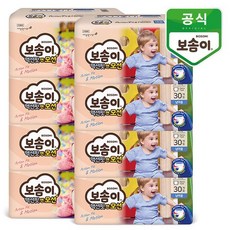 보솜이 액션핏앤모션 팬티 기저귀 8팩, 모션 팬티 대형 남아 30매 8팩/없음