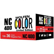 NC400 400 ISO 35mm x 36exp. 컬러 네거티브 필름, 1개