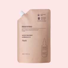 모레모 워터 트리트먼트 미라클 10 리필 파우치 400ml 물미역 무실리콘, 1개