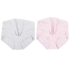 [2종세트] 임산부 산모 임부 속옷 사이즈 밴딩 조절 면 팬티