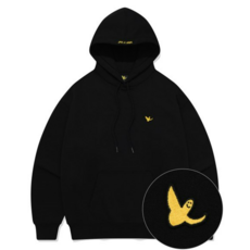 [국내매장정품] 와릿이즌 엔젤 와펜 후드티 블랙