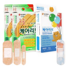 일동제약 케어리브 혼합형 20매X2개 + 라이언 12매 상처보호 고탄력 멸균반창고, 기획세트, 2개