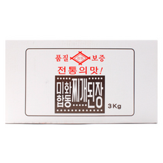 프리미엄 진짜미화합동찌개된장 3kg, 26개
