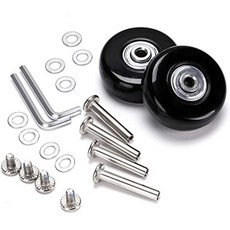 캐리어 러 기지 휠 교체 키트 OD40 45 50 54 60 64mm 휠 ABEC 608zz 롤러 스케이트 인라인 아웃 (OD:54 W:18 ID:6 Axles:30 & 35), OD:54 W:18 ID:6 Axles:30 & 35