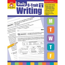 Daily 6-Trait Writing Grade 6 Teacher Edition, Evan-Moor Educational Publi...