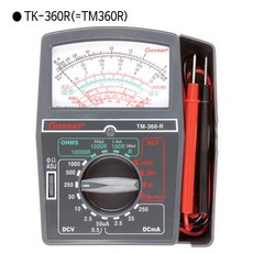 [태광] 국산 아날로그 테스터 TK-360R (=TM360R), 1개