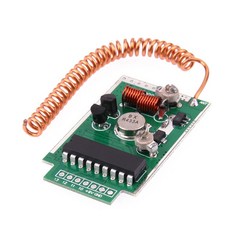 대용량 4km 무선 원격 제어 송신기 모듈 키트 DC 9V RF 433Mhz Arduino ARM WL MCU 용 라즈베리 발사 거리, 1) green, 1개