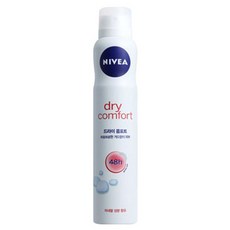 니베아 드라이 콤포트 데오드란트 스프레이 200ml ( 10대 20대 30대 여자 친구 여사친 엄마 임산부 생일 집들이 선물 ), 1