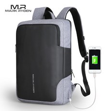 공장 도매 흑회색 가방 남자 가방 다기능 usb15.6 컴퓨터 백팩 남성용 가방