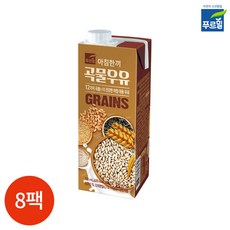 푸르밀 아침한끼 곡물우유 730ml x 8팩, 단품