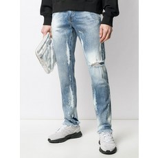 [424] 남성 진 washed-out MSS20006 BLU